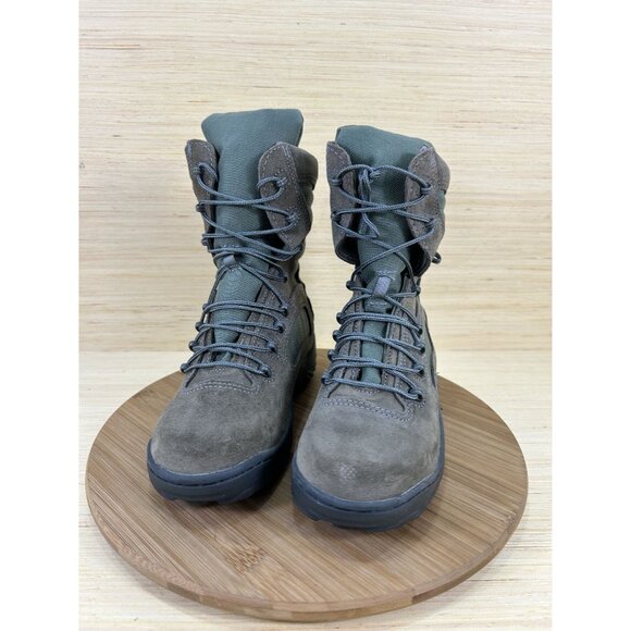 Converse Green Military Soft Toe Combat Boots Womens Size 7 - Picture 2 of 8